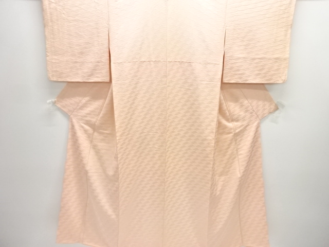 JAPANESE KIMONO / ABSTRACT PATTERN WEAVING SINGLE CREST IROMUJI